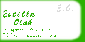 estilla olah business card